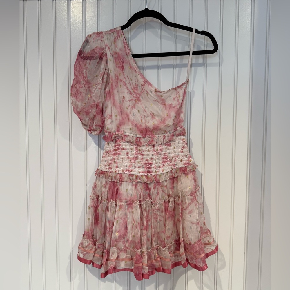 Rococo Sand Pink One Shoulder Dress
